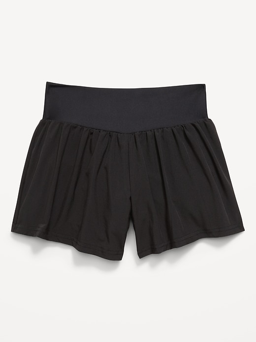 Image number 1 showing, High-Waisted StretchTech Performance Shorts for Girls