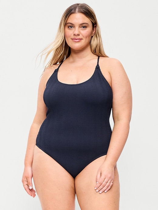 Image number 6 showing, Braided-Strap One-Piece Swimsuit