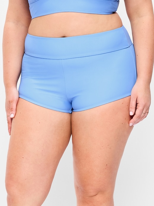 Image number 7 showing, High-Waisted Retro Swim Bottoms