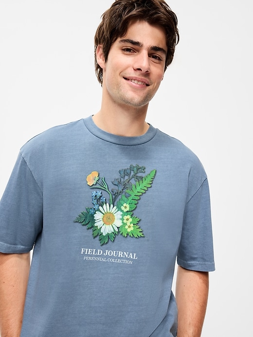 Image number 3 showing, Graphic Cropped T-Shirt