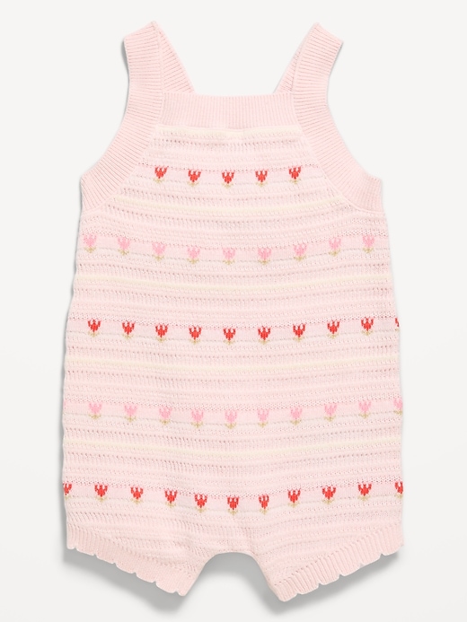 Image number 1 showing, Sleeveless Sweater-Knit Romper for Baby