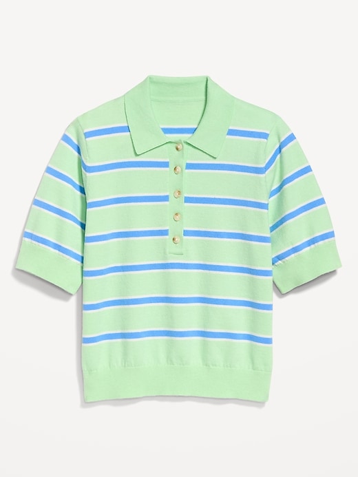 Image number 4 showing, SoSoft Lite Short-Sleeve Cropped Polo
