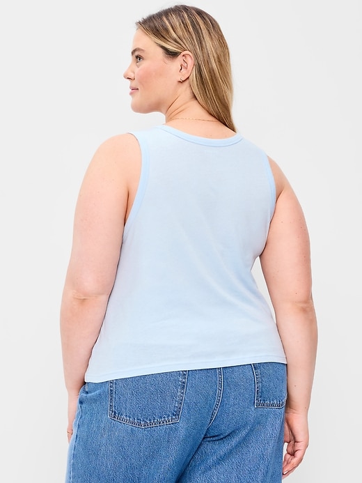 Image number 8 showing, Relaxed Scoop-Neck Tank Top