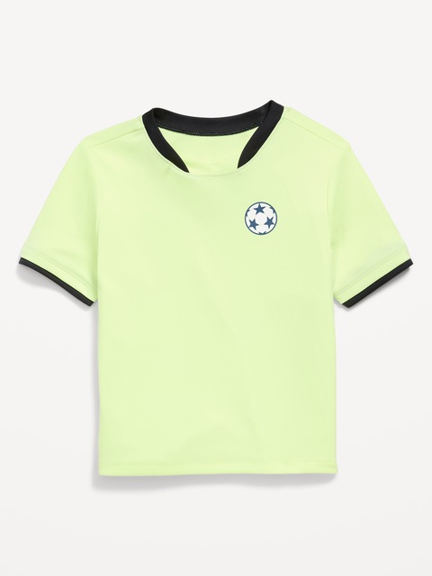 Short-Sleeve Soccer Jersey T-Shirt for Toddler Boys