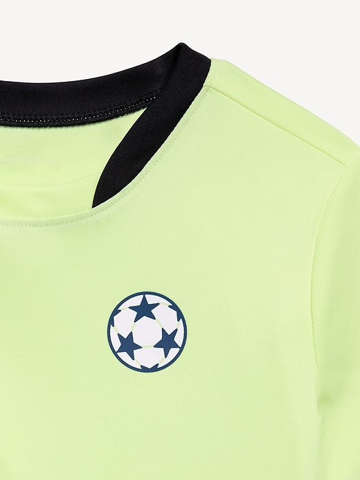 Image number 2 showing, Short-Sleeve Soccer Jersey T-Shirt for Toddler Boys