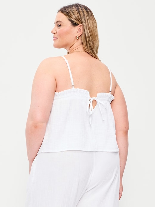 Image number 7 showing, Open-Back Smocked Tank Top