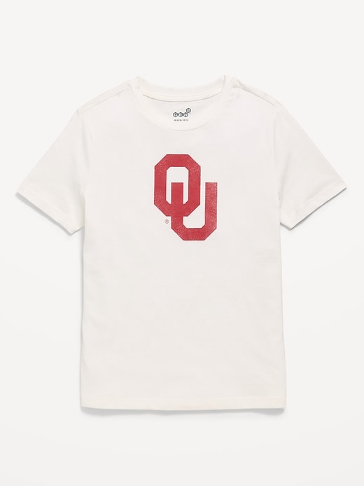 Image number 1 showing, College Graphic Gender-Neutral T-Shirt for Kids