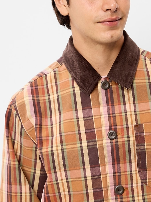 Image number 6 showing, Loose Canvas Workwear Jacket