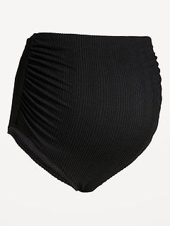 Maternity High-Waisted Swim Bottoms