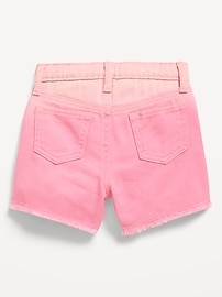 Image number 2 showing, Frayed-Hem Twill Shorts for Toddler Girls
