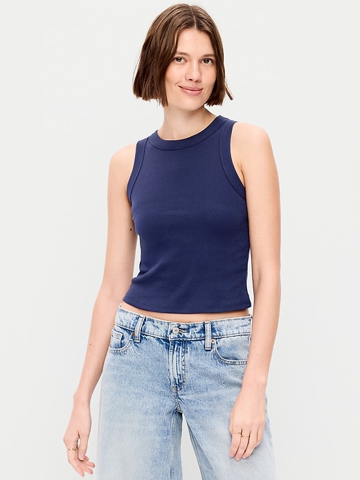 Image number 1 showing, Snug Crop Tank Top