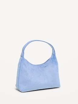 Faux-Suede Mini Hobo Bag - image 3