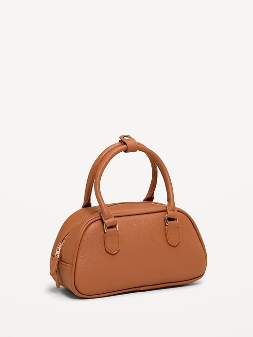Image number 1 showing, Mini Bowler Bag
