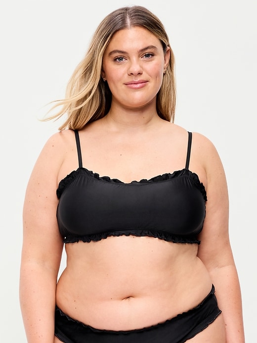 Image number 5 showing, Scoop-Neck Ruffle Swim Top