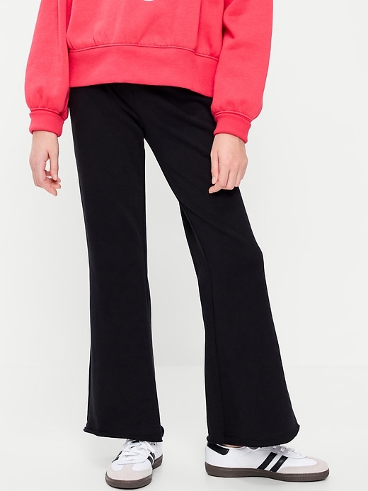 Image number 1 showing, Slim French-Terry Flare-Leg Sweatpants for Girls