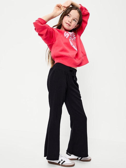 Image number 3 showing, Slim French-Terry Flare-Leg Sweatpants for Girls