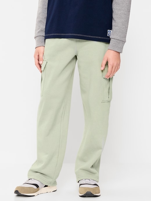 Image number 1 showing, Favorite Fleece Baggy Cargo Sweatpants for Boys