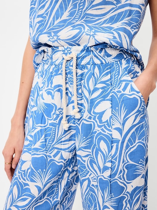 Image number 4 showing, High-Waisted Barrel Ankle Pants