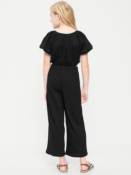 Image number 2 showing, Fit and Flare Side-Cutout Jumpsuit for Girls
