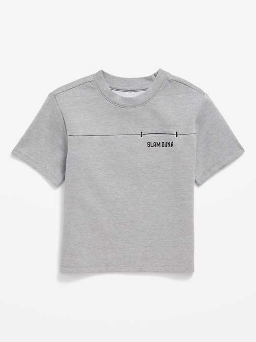 Image number 1 showing, Dynamic Fleece Oversized Pocket T-Shirt for Toddler Boys