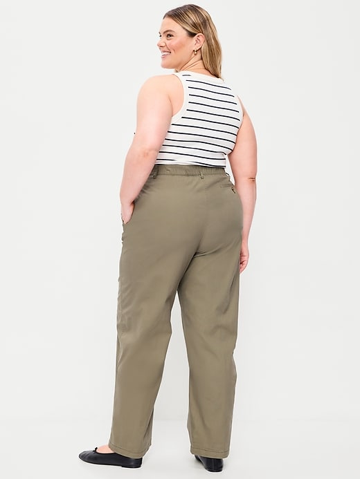 Image number 8 showing, High-Waisted OGC Chino Full Length Straight Pants