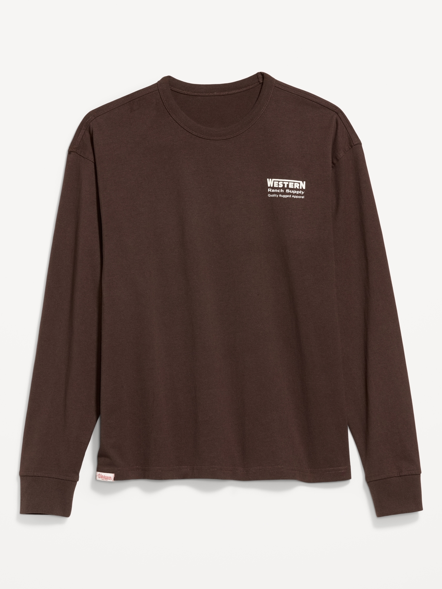 Heavyweight Crew-Neck Graphic Cropped T-Shirt