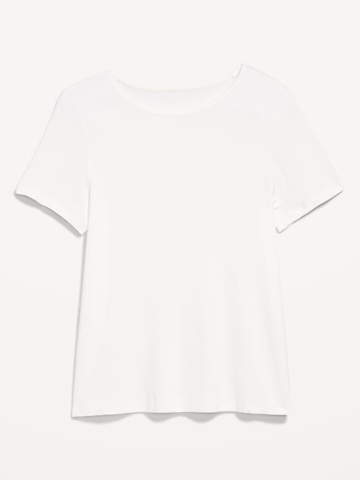 Image number 1 showing, Luxe Crew-Neck T-Shirt
