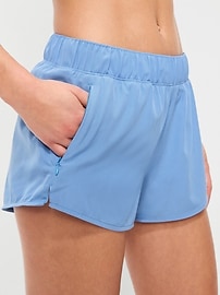 Image number 3 showing, Mid-Rise StretchTech Run Shorts -- 3-inch inseam