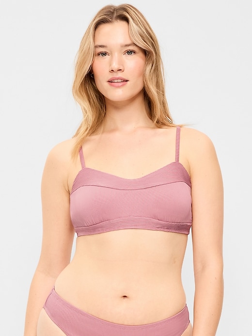Image number 5 showing, Ribbed Bra Bikini Swim Top
