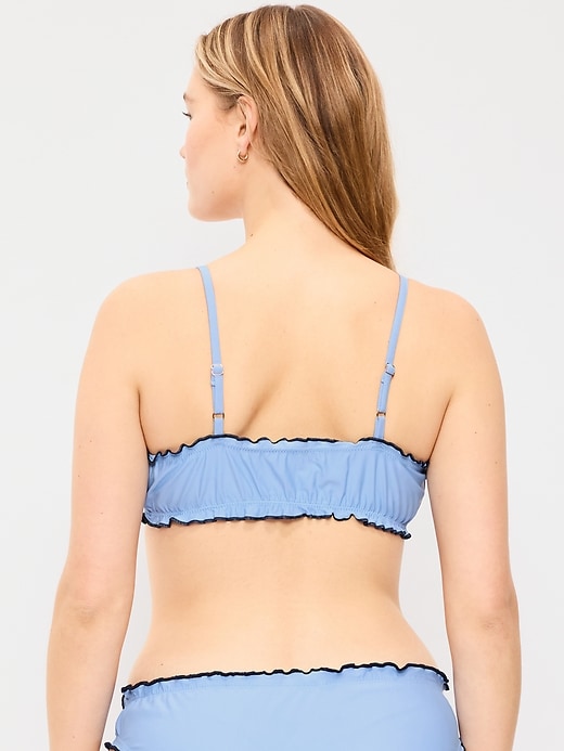 Image number 6 showing, Scoop-Neck Ruffle Swim Top