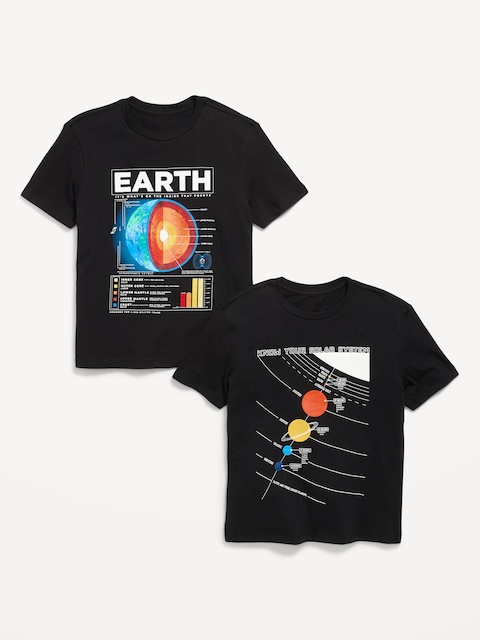 Short-Sleeve Graphic T-Shirt 2-Pack for Boys