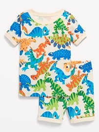Image number 1 showing, Printed Snug-Fit Pajama Set for Toddler & Baby