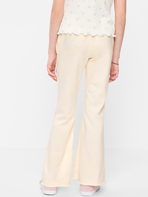 Image number 2 showing, Slim French-Terry Flare-Leg Sweatpants for Girls