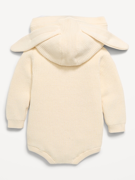 Image number 3 showing, Critter Hooded Sweater-Knit One-Piece for Baby