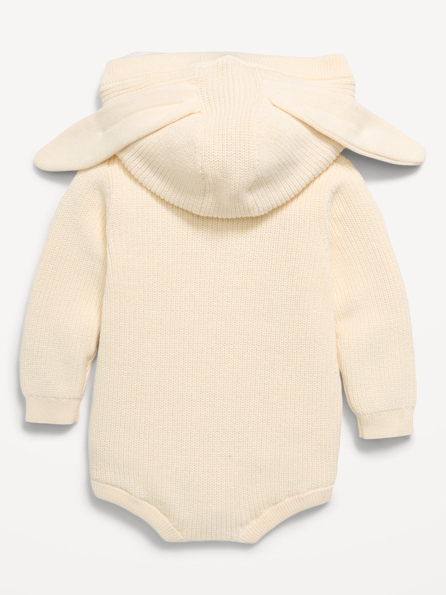 Critter Hooded Sweater-Knit One-Piece for Baby