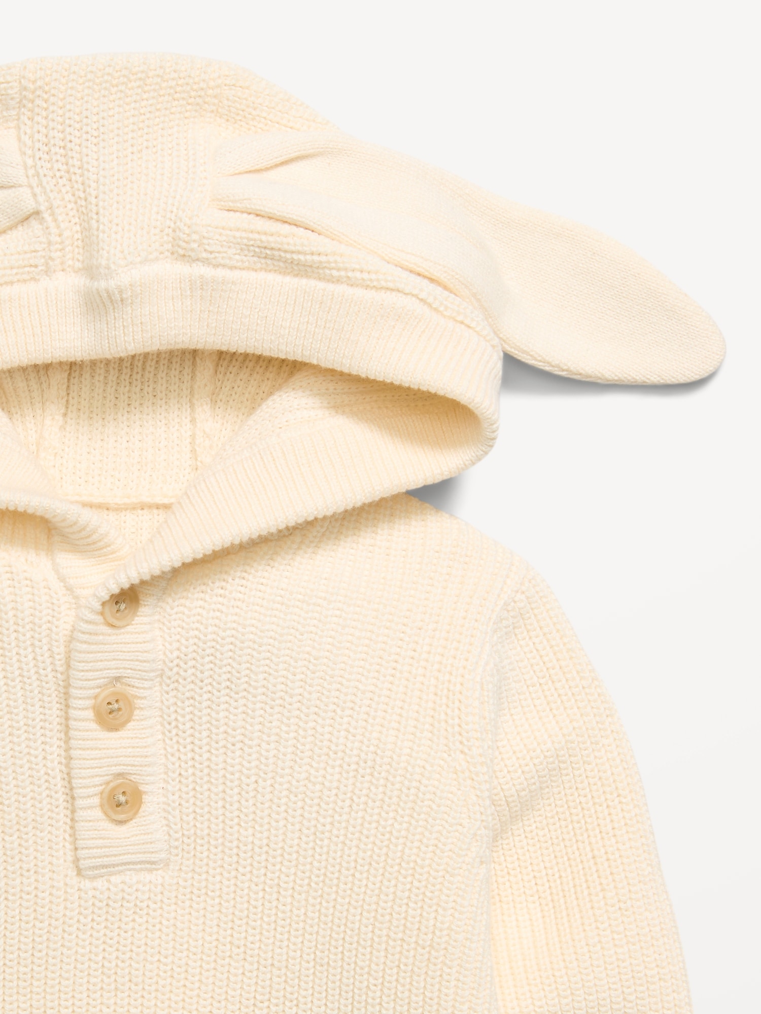 Critter Hooded Sweater-Knit One-Piece for Baby