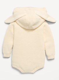 Image number 3 showing, Critter Hooded Sweater-Knit One-Piece for Baby