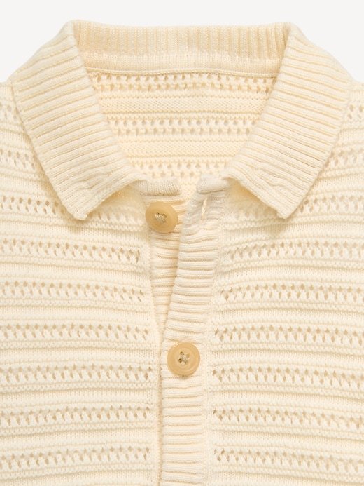 Image number 4 showing, Crochet Sweater-Knit Shirt and Shorts Set for Baby
