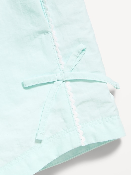 Image number 5 showing, High-Waisted Parachute Bow Shorts for Girls