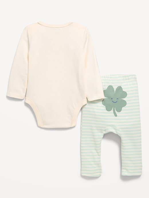 Image number 3 showing, Long-Sleeve Bodysuit and Leggings Set for Baby