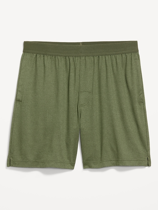 Image number 3 showing, Jersey-Knit Pajama Shorts