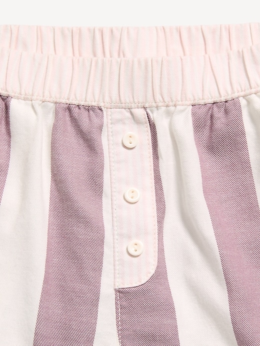 Image number 4 showing, Printed Twill Boxer Shorts for Girls