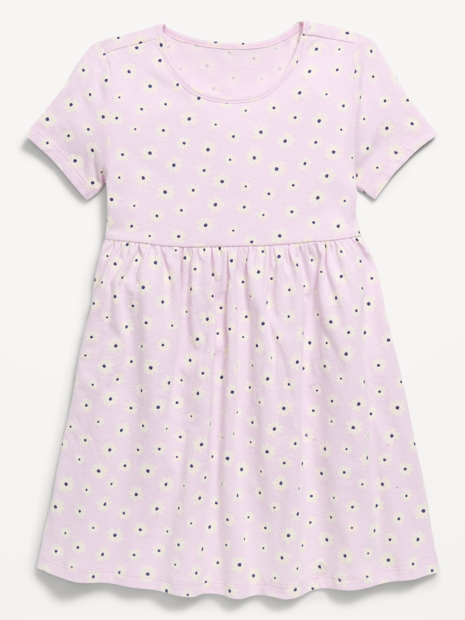 Printed Short-Sleeve Dress for Toddler Girls