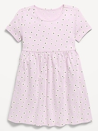 Image number 1 showing, Printed Short-Sleeve Dress for Toddler Girls