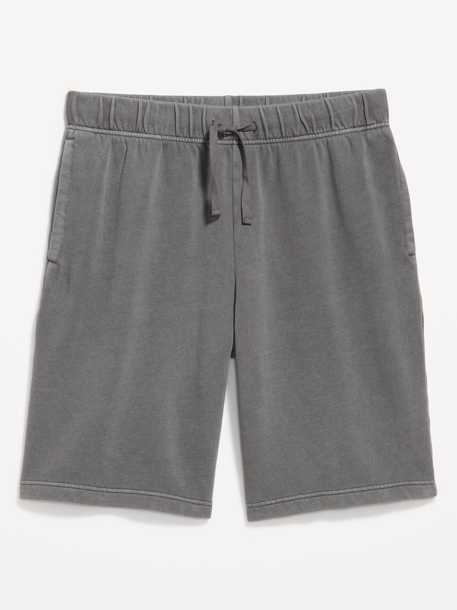 Baggy Garment-Washed Sweat Shorts -- 10-inch inseam
