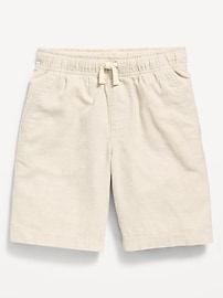Image number 4 showing, Knee Length Linen-Blend Dock Shorts for Boys