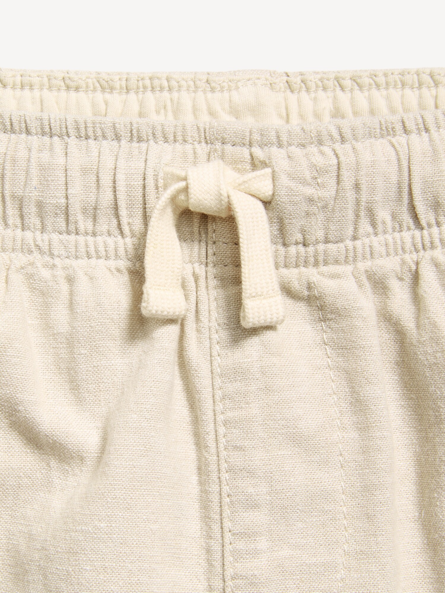 Шорты Old Navy Knee Length Linen-Blend Dock Shorts для мальчиков, цвет: Серо-бежевый — фото 5