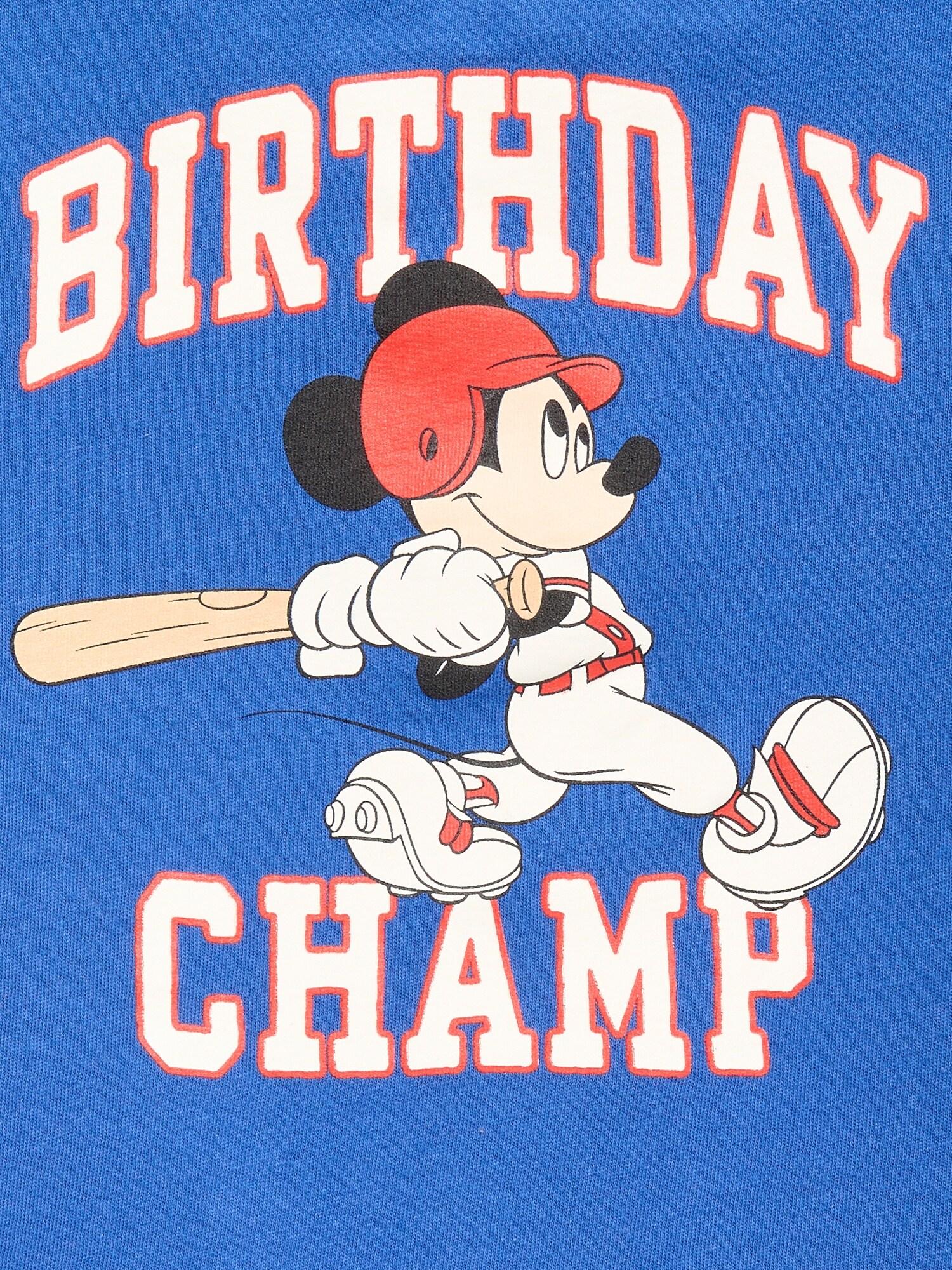 Детская футболка Old Navy Disney Mickey Mouse Birthday с принтом для мальчиков-малышей, цвет: Baseball Player — фото 3