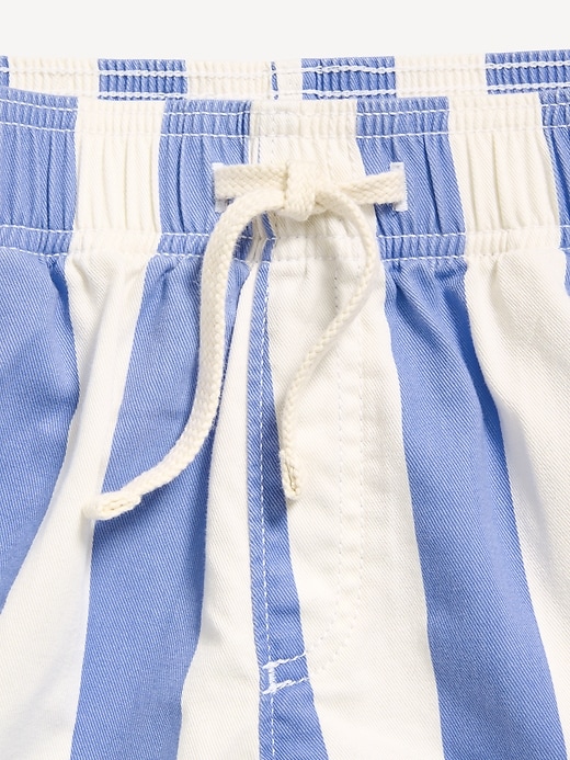 Image number 5 showing, High-Waisted Pull-On Striped Twill Shorts for Girls