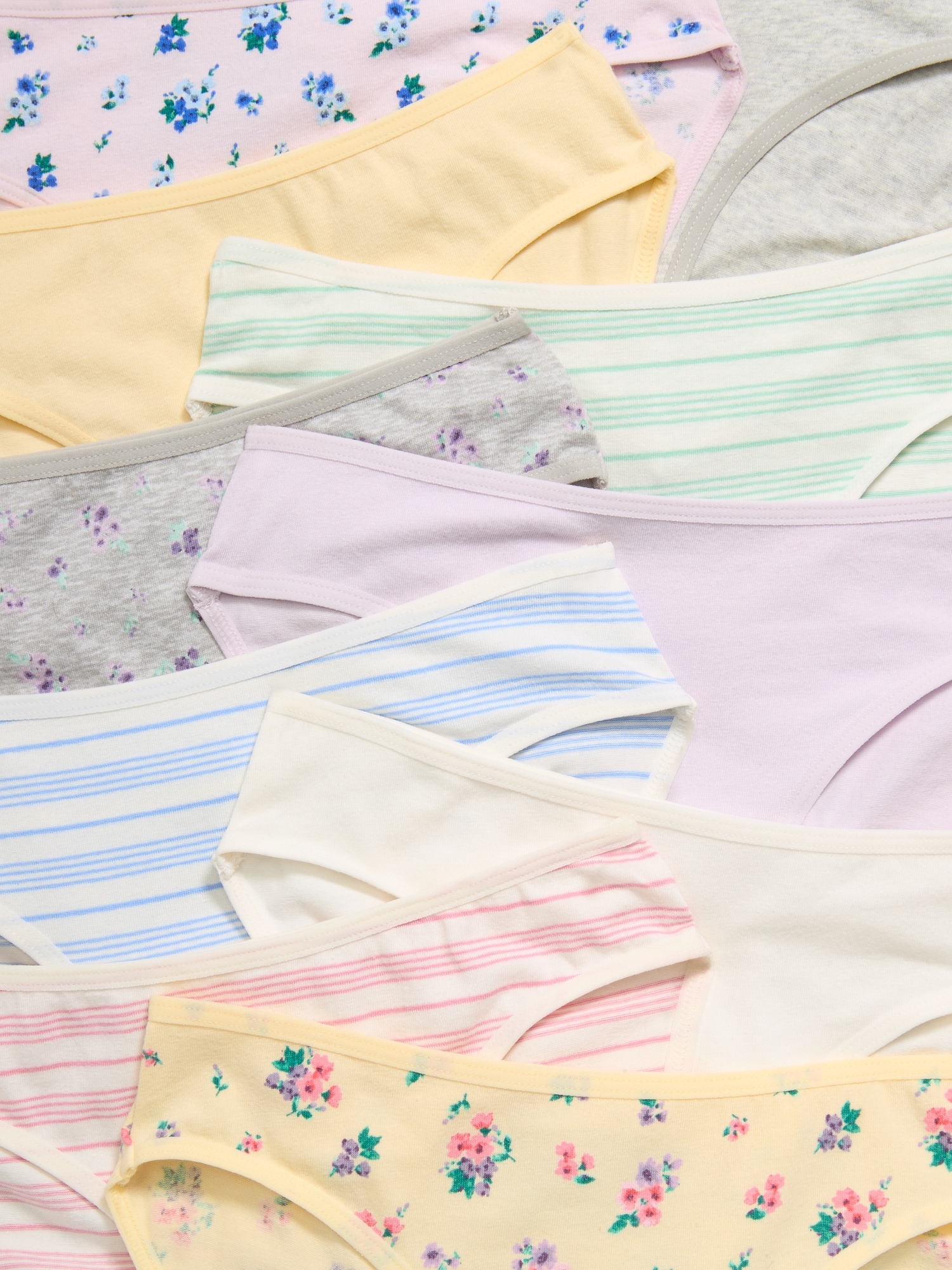 Bikini Underwear 10-Pack for Girls